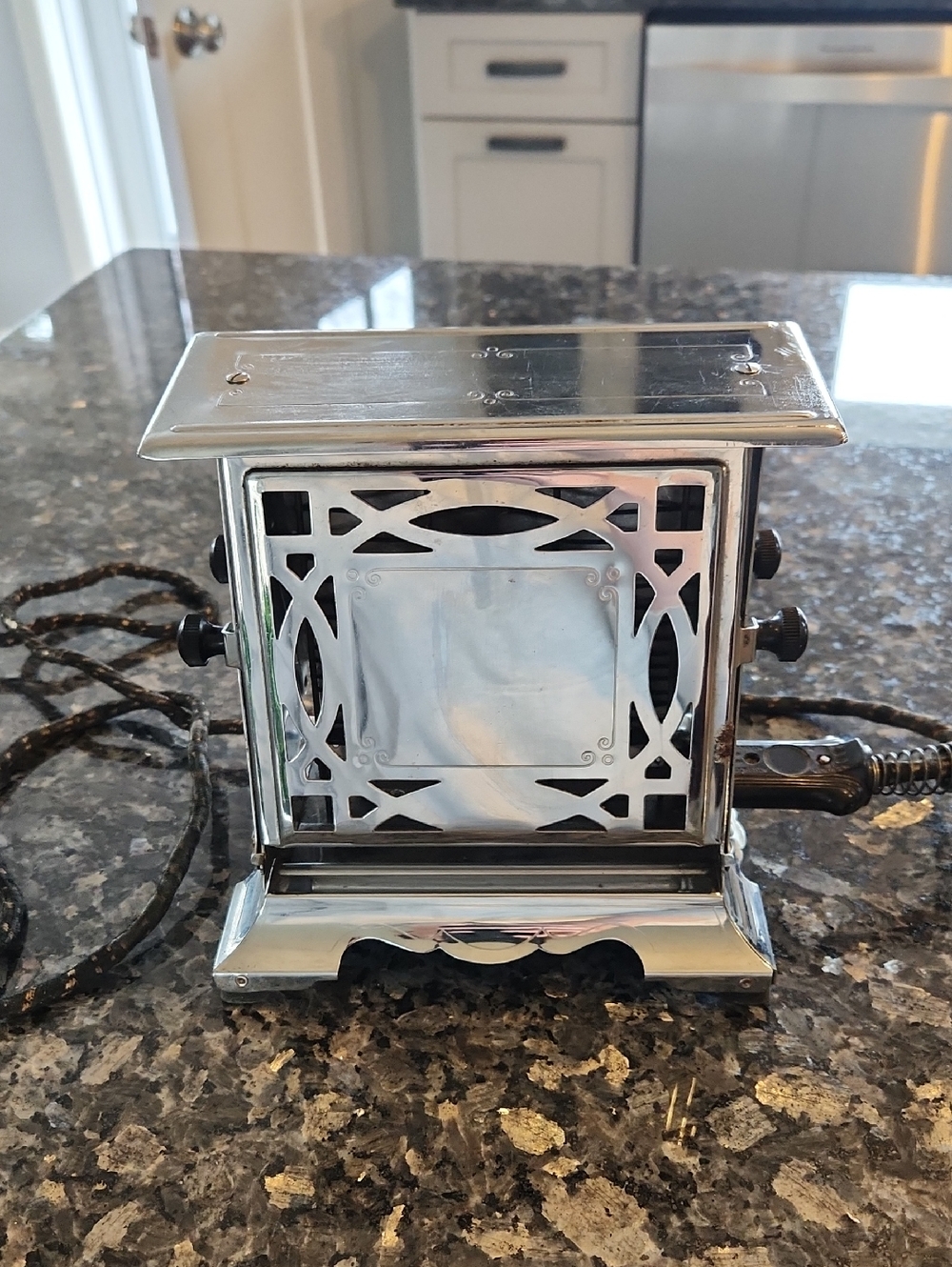 Manning Bowman Silver Electric Toaster - Circa 1920s